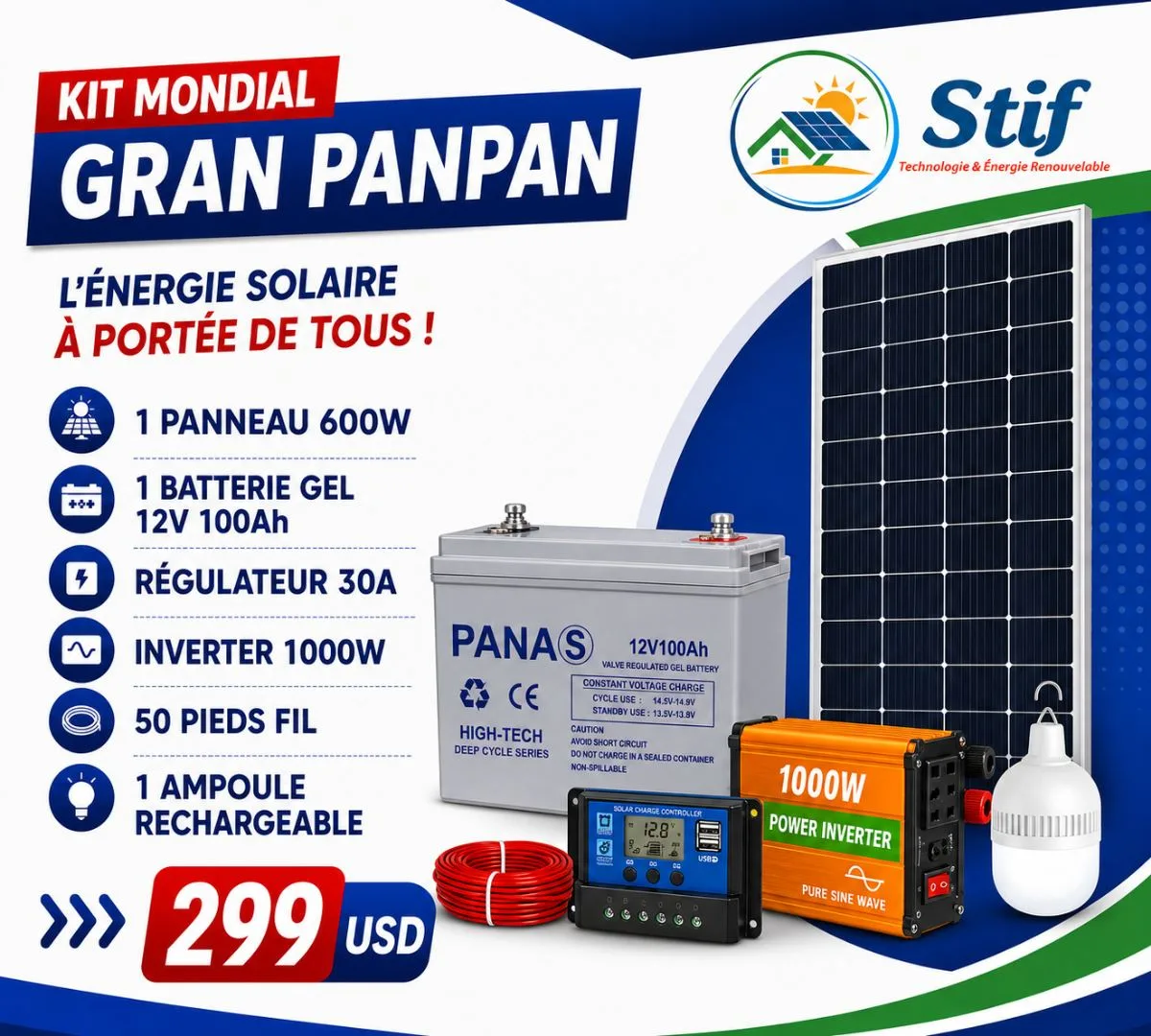 Kit solaire complet